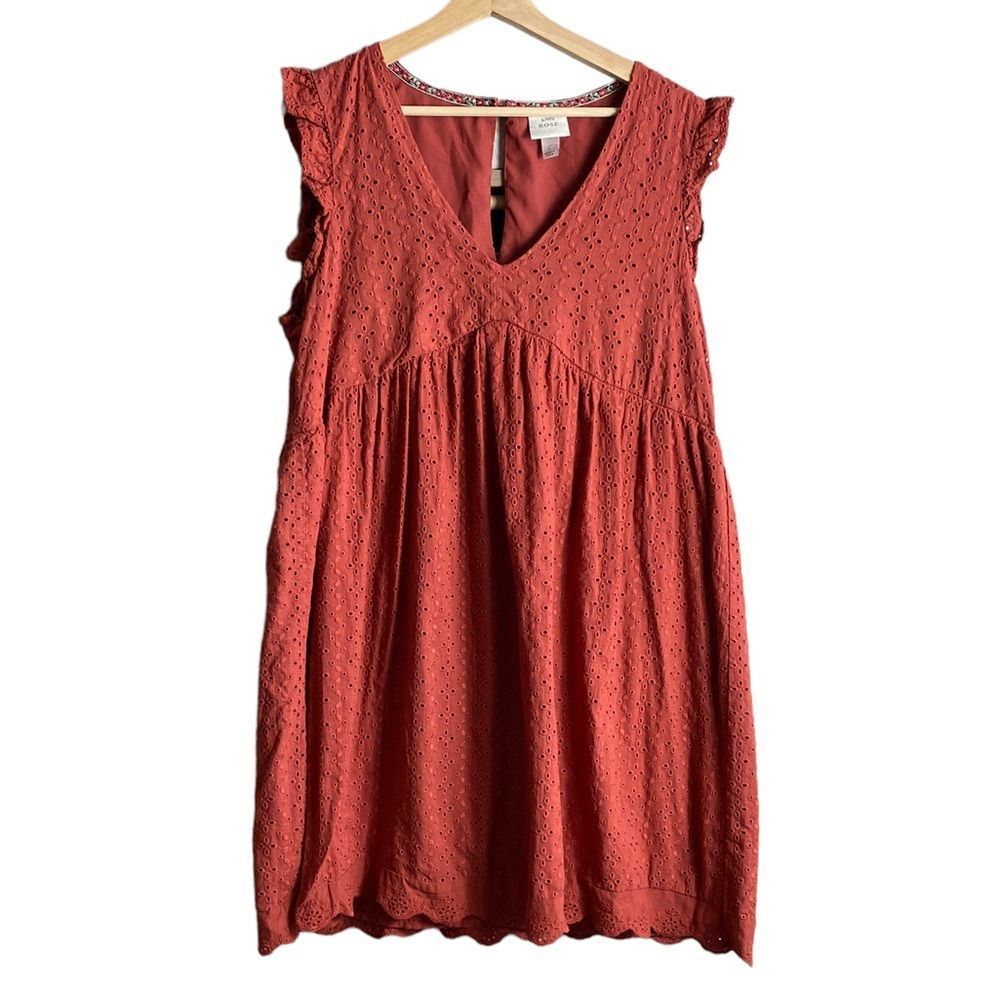 Knox rose eyelet mini dress